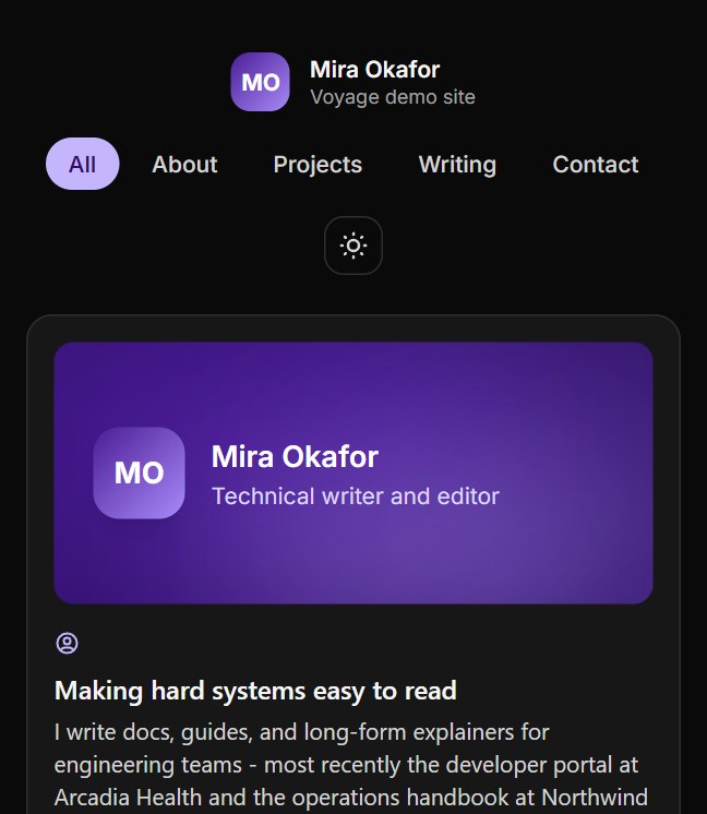 The Writer starting point: Mira Okafor, Technical writer and editor.